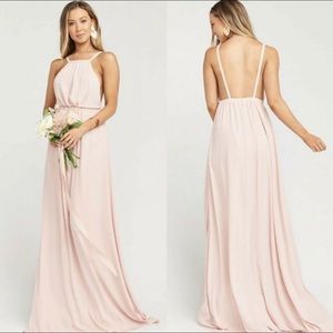 Show me your mumu Amanda maxi dress dusty blush S